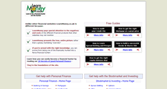 Desktop Screenshot of learnmoney.co.uk